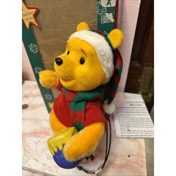 Santa's Best 1999 Winnie the Pooh Animated Ornament SIZE 11" Used Includes Box - Picture 2 of 6